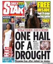 Daily Star (UK) Newspaper Front Page for 8 June 2020