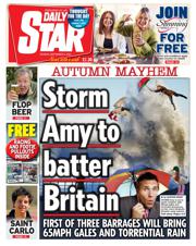 Daily Star front page for 8 September 2025