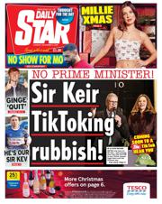 Daily Star front page for 9 December 2025