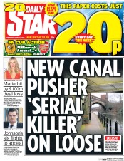 Daily Star (UK) Newspaper Front Page for 9 March 2016