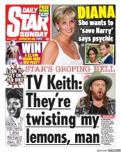 Daily Star Sunday (UK) Newspaper Front Page for 10 May 2020