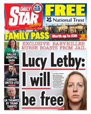 Daily Star Sunday front page for 18 January 2026
