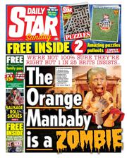 Daily Star Sunday front page for 19 January 2025