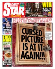 Daily Star Sunday front page for 1 December 2024