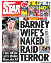 Daily Star Sunday (UK) Newspaper Front Page for 20 January 2019