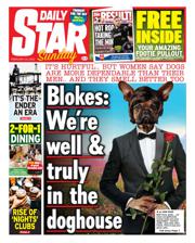 Daily Star Sunday front page for 23 February 2025