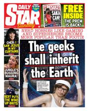 Daily Star Sunday front page for 24 November 2024