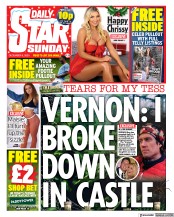 Daily Star Sunday (UK) Newspaper Front Page for 6 December 2020