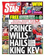 Daily Star Sunday front page for 7 December 2025