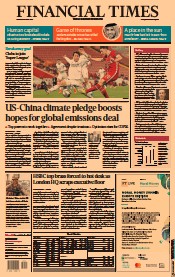 Financial Times (UK) Newspaper Front Page for 19 April 2021