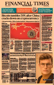 Financial Times (UK) Newspaper Front Page for 20 May 2021