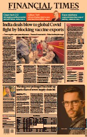 Financial Times (UK) Newspaper Front Page for 26 March 2021