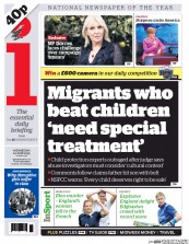 I Newspaper (UK) Newspaper Front Page for 10 June 2015