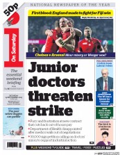 I Newspaper (UK) Newspaper Front Page for 19 September 2015