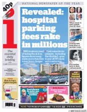 I Newspaper (UK) Newspaper Front Page for 22 December 2015