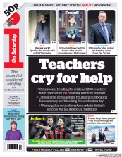 I Newspaper (UK) Newspaper Front Page for 25 April 2015