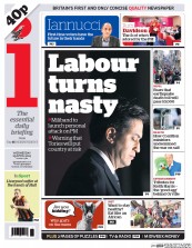 I Newspaper (UK) Newspaper Front Page for 29 April 2015