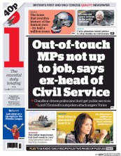 I Newspaper (UK) Newspaper Front Page for 5 March 2015