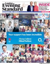 London Evening Standard (UK) Newspaper Front Page for 13 October 2015