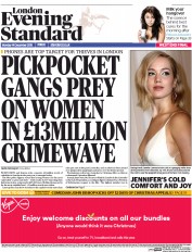 London Evening Standard (UK) Newspaper Front Page for 15 December 2015