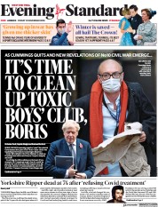 London Evening Standard (UK) Newspaper Front Page for 16 November 2020