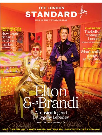 London Evening Standard Newspaper Front Page (UK) for 16 April 2025