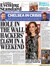 London Evening Standard (UK) Newspaper Front Page for 17 December 2015