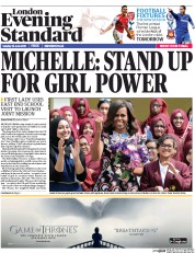 London Evening Standard (UK) Newspaper Front Page for 17 June 2015