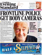 London Evening Standard (UK) Newspaper Front Page for 18 October 2016