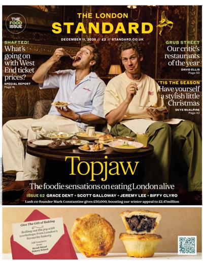 London Evening Standard Newspaper Front Page (UK) for 18 December 2025