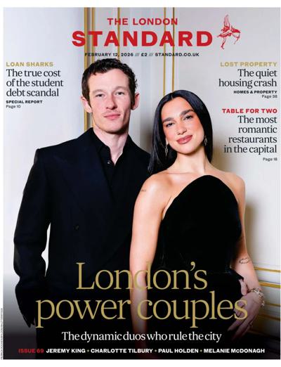 London Evening Standard Newspaper Front Page (UK) for 18 February 2026