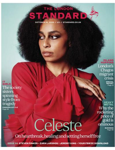 London Evening Standard Newspaper Front Page (UK) for 22 October 2025