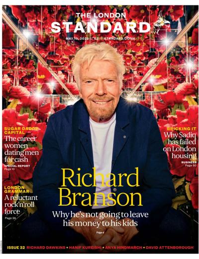 London Evening Standard Newspaper Front Page (UK) for 22 May 2025