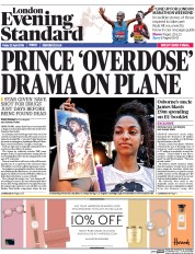 London Evening Standard (UK) Newspaper Front Page for 23 April 2016