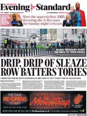 London Evening Standard (UK) Newspaper Front Page for 23 April 2021