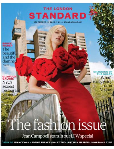London Evening Standard Newspaper Front Page (UK) for 24 September 2025