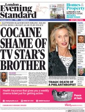 London Evening Standard (UK) Newspaper Front Page for 2 June 2016