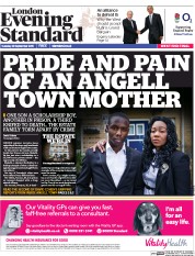 London Evening Standard (UK) Newspaper Front Page for 30 September 2015