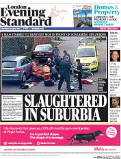 London Evening Standard (UK) Newspaper Front Page for 31 March 2016