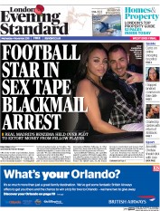 London Evening Standard (UK) Newspaper Front Page for 5 November 2015