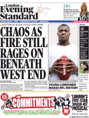 London Evening Standard (UK) Newspaper Front Page for 6 April 2015