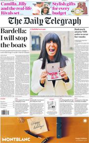 The Daily Telegraph front page for 10 December 2025