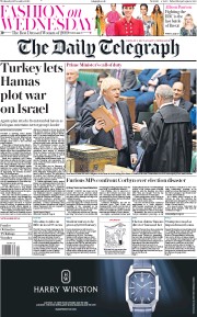 The Daily Telegraph (UK) Newspaper Front Page for 18 December 2019