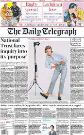 The Daily Telegraph (UK) Newspaper Front Page for 24 October 2020