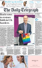 The Daily Telegraph (UK) Newspaper Front Page for 27 June 2019