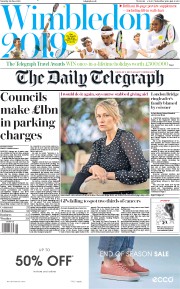 The Daily Telegraph (UK) Newspaper Front Page for 29 June 2019