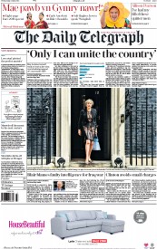 The Daily Telegraph (UK) Newspaper Front Page for 6 July 2016