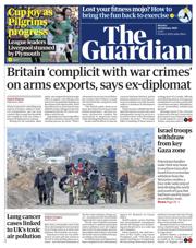 The Guardian front page for 10 February 2025