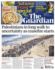 The Guardian front page for 11 October 2025