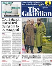 The Guardian front page for 11 February 2025